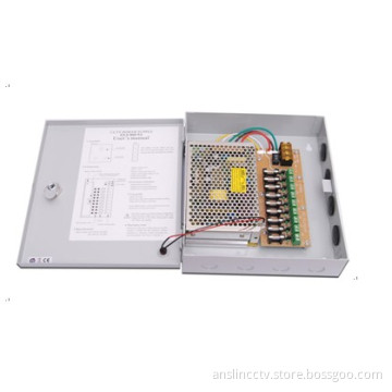 9 Channel output CCTV surveillance power supply
